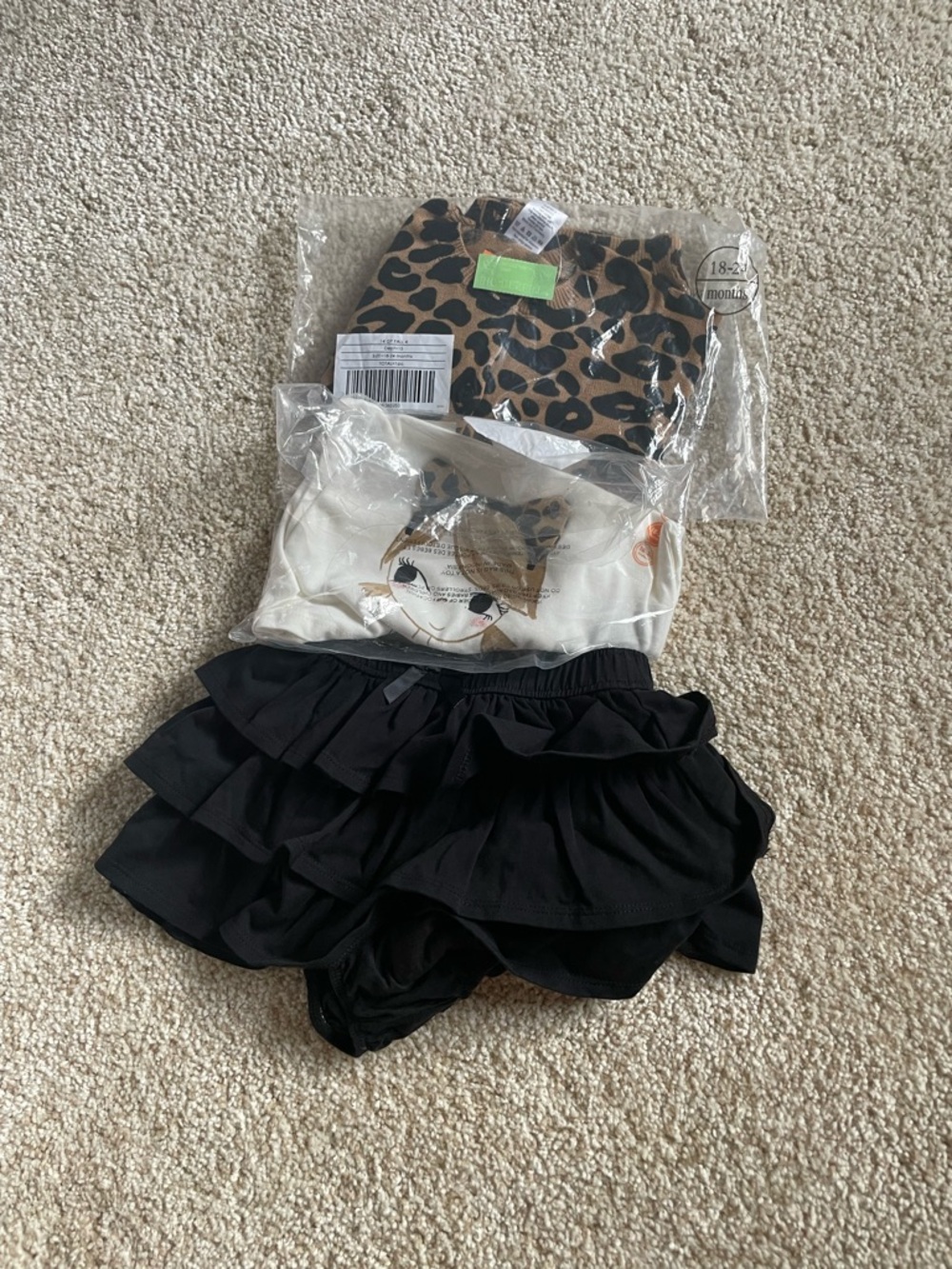 Toddlers Leopard Print 3-Piece Set